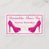 Carte De Visite Élégant Marbre blanc moderne (Devant)