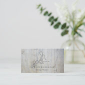 Carte De Visite Elégant Massage Moderne (Debout devant)
