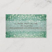 Carte De Visite Élégant mélange de tournesols Bokeh (Dos)