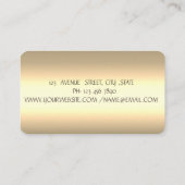 Carte De Visite Élégant mélange professionnel aquarelle boulangeri (Dos)