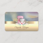 Carte De Visite Élégant mélangeur de gâteaux professionnels Flower (Devant)