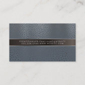 Carte De Visite Élégant métallique | Icône Chambres d'hôtes (Dos)