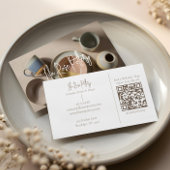 Carte De Visite Elegant Minimal Modern hand Made Pottery Photo