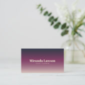 Carte De Visite Élégant minimaliste (Debout devant)