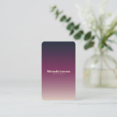 Carte De Visite Élégant minimaliste (Debout devant)