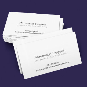 Carte De Visite Elégant minimaliste luxe professionnel