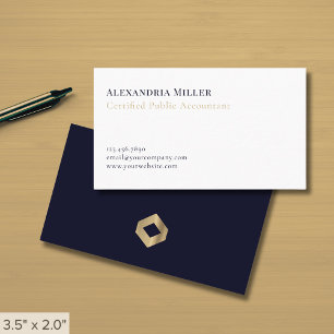 Carte De Visite Élégant minimaliste moderne