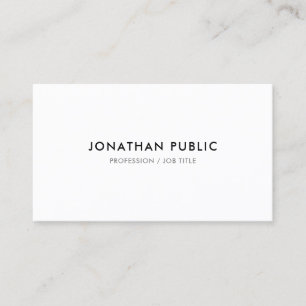 Carte De Visite Élégant minimaliste moderne Modèle professionnel