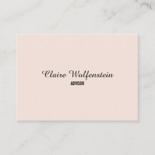 Carte De Visite Élégant minimaliste script professionnel
