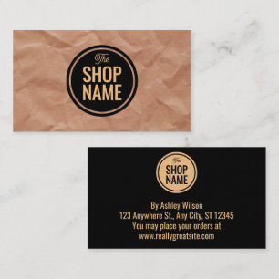 Carte De Visite Élégant minimaliste Simple Promotionnel