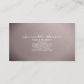 Carte De Visite Elégant miroir maquillage cheveux rose rousse gout (Dos)