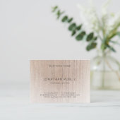 Carte De Visite Élégant Modèle design moderne propre (Debout devant)