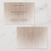 Carte De Visite Élégant Modèle design moderne propre (Devant / Derrière)
