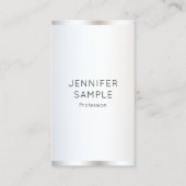 Carte De Visite Élégant Modèle moderne Vertical Professional (Devant)