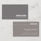 Carte De Visite Élégant Modèle Premium Épais Luxueux Moderne (Devant / Derrière)