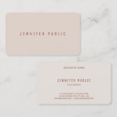 Carte De Visite Élégant Modèle professionnel des couleurs tendance (Devant / Derrière)