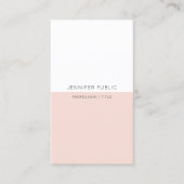 Carte De Visite Élégant Modèle professionnel moderne simple (Devant)