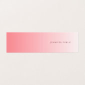 Carte De Visite Elegant Modern Create Your Own Template (Extérieur déplié)