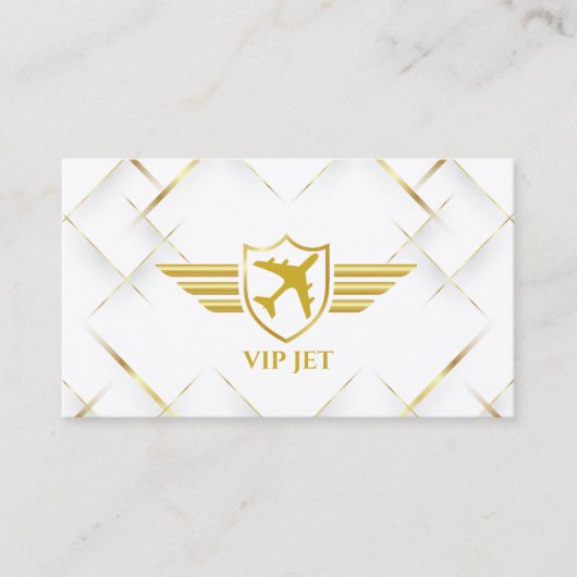 Carte De Visite Elégant Modern Gold Professional, QR Code (Devant)