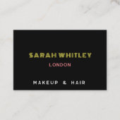 Carte de visite élégant moderne (Devant)