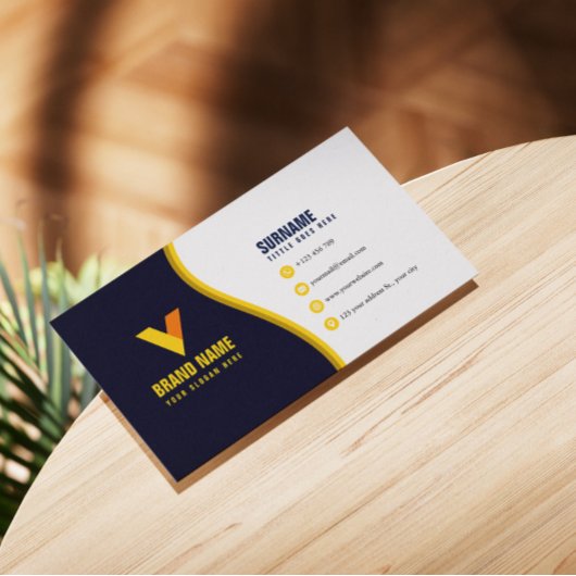 Carte De Visite Élégant moderne