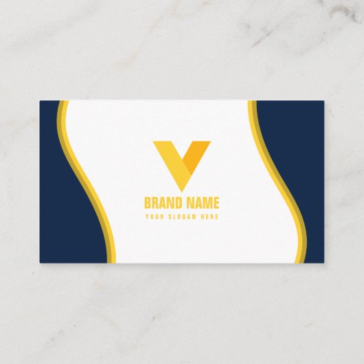 Carte De Visite Élégant moderne (Dos)