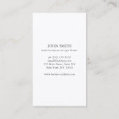 Carte De Visite Elégant moderne 7 Chakras Kundalini Healer Arc-en- (Dos)