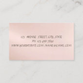 Carte De Visite Elégant moderne, Bande, Branche Parties scintillan (Dos)