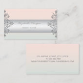 Carte De Visite Élégant Moderne Charme Professionnel, Dentelle (Devant / Derrière)