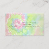 Carte De Visite Élégant, Moderne, Chic Cupcake Tie Dye (Dos)