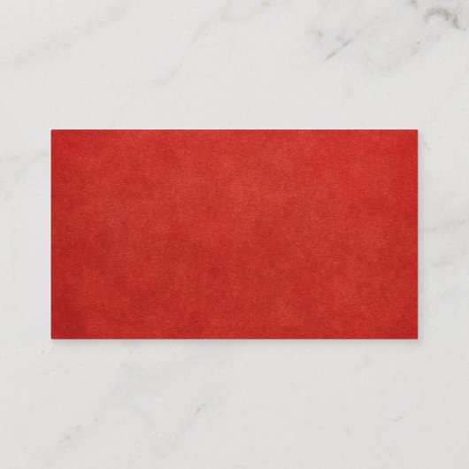 Carte De Visite Élégant Moderne Chic Rouge et Or (Dos)