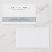 Carte De Visite Élégant Moderne Créatif Professionnel Design simpl (Devant / Derrière)
