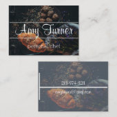 carte de visite élégant moderne de chef personnel (Devant / Derrière)