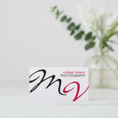 Carte de visite élégant/moderne de photographie (Debout devant)