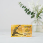 Carte De Visite Élégant moderne d'instructeur de danse de (Debout devant)
