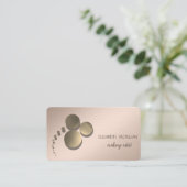 Carte De Visite Elégant moderne, Dots, Artiste maquillage (Debout devant)