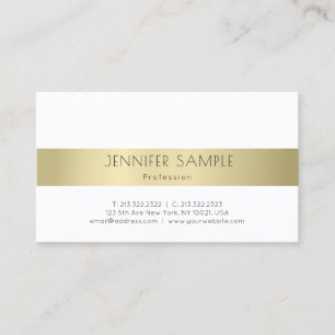 Carte De Visite Élégant Moderne Élégant Simple Professionnel de St