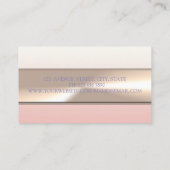 Carte De Visite Elégant Moderne Luxe Professionnel Français Macaro (Dos)