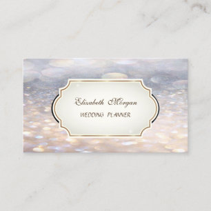 Carte De Visite Élégant Moderne Luxueux Professionnel Bokeh