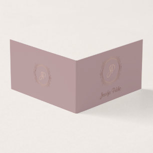 Carte De Visite Élégant moderne manuscrit Script Modèle Luxe