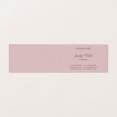 Carte De Visite Élégant moderne manuscrit Script Modèle Luxe (Intérieur déplié)