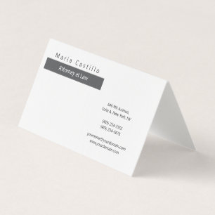 Carte De Visite Élégant Moderne Minimaliste