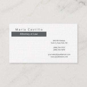 Carte De Visite Élégant Moderne Minimaliste