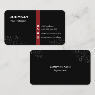 Carte De Visite Élégant Moderne Minimaliste Professionnel Entrepri