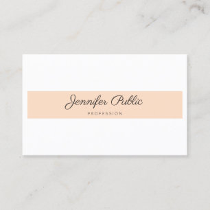 Carte De Visite Élégant Moderne Minimaliste Professionnel Simple