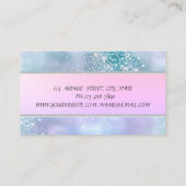 Carte De Visite Elégant Moderne Perles Professionnelles Chic (Dos)