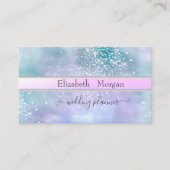 Carte De Visite Elégant Moderne Perles Professionnelles Chic (Devant)