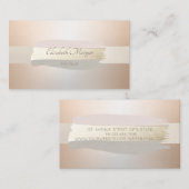 Carte De Visite Élégant Moderne Professionnel, Brosse Stroke (Devant / Derrière)