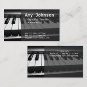 Carte De Visite Élégant, moderne, professionnel, professeur de (Devant / Derrière)