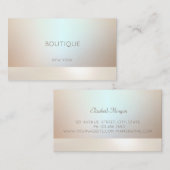 Carte De Visite Élégant Moderne Professionnel Simple Lumineux (Devant / Derrière)